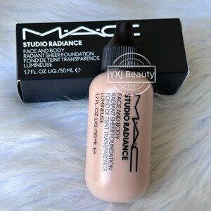 New MAC Studio Radiance Face & Body Radiant Foundation~W2~Full size 50ml/1.7oz
